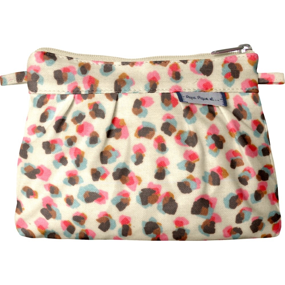 Mini Pochette Plissée Confetti Aqua