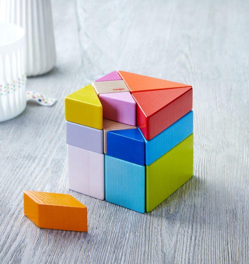 3D-Legespiel TANGRAM-WÜRFEL 21-teilig