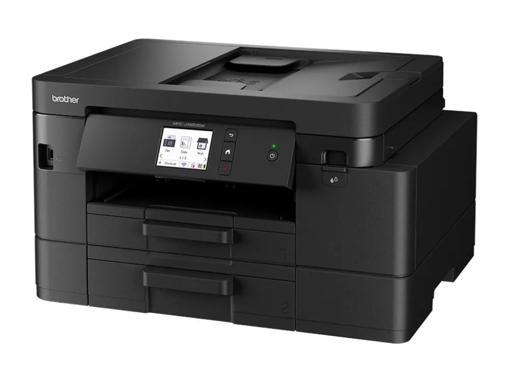 Brother MFC-J4550DW - Multifunktionsprinter - farve - blækprinter - A4 (210 x 297 mm) (original) - A4/Legal (medie) - op til 13 spm (kopiering) - op til 20 spm (udskriver) - 150 ark - USB 2.0, LAN, Wi-Fi(n)
