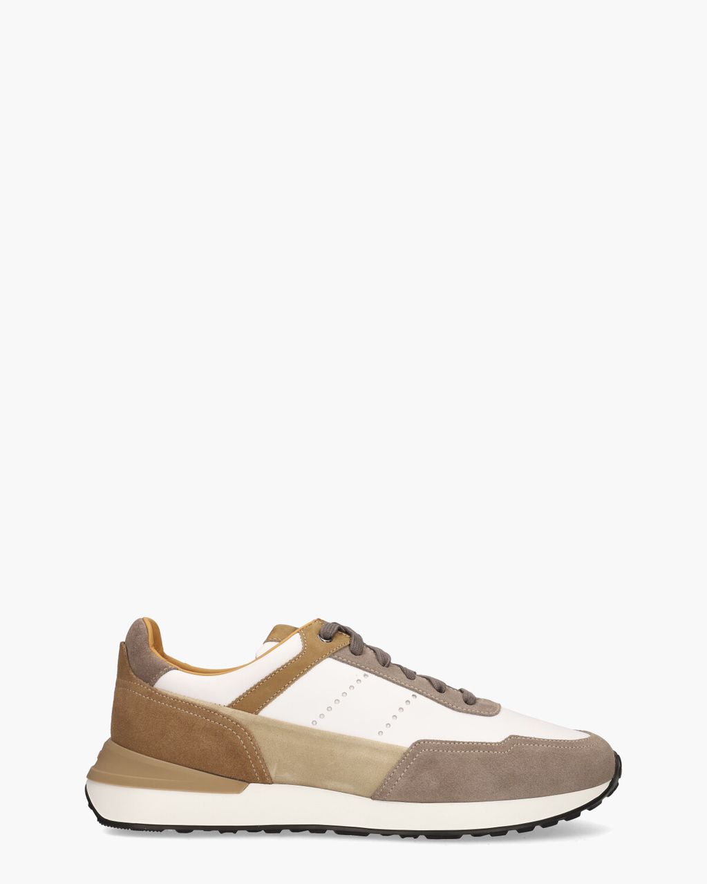 Magnanni 24454 Wit/Bruin Herensneakers