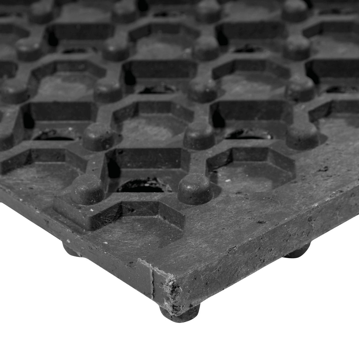 FG kunststofmatten, rijbakmatten »geperforeerd« 20kg x 50 pallet 1000kg pallet