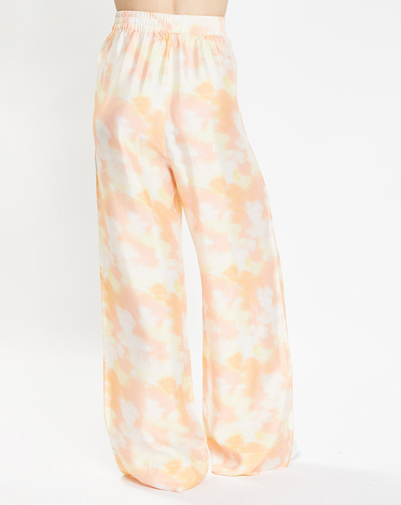Galeries Lafayette Pantalon Porto imprimé multicolore