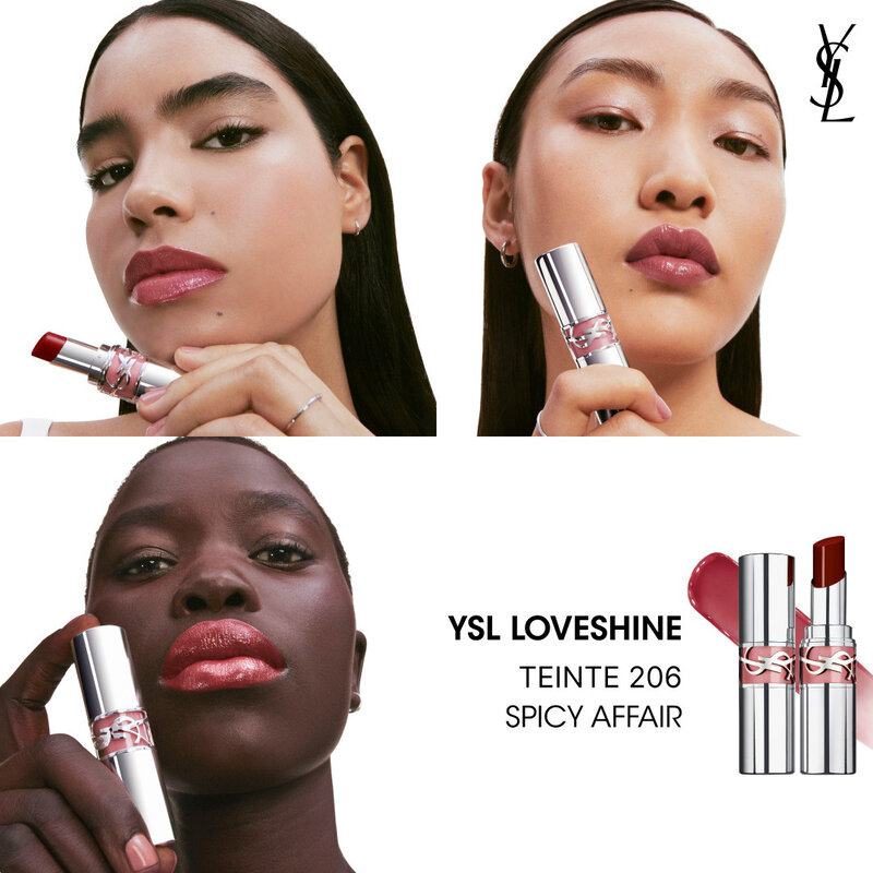 YSL LOVESHINE  ROUGE À LÈVRES BRILLANT ET SOIN - SPICY_AFFAIR