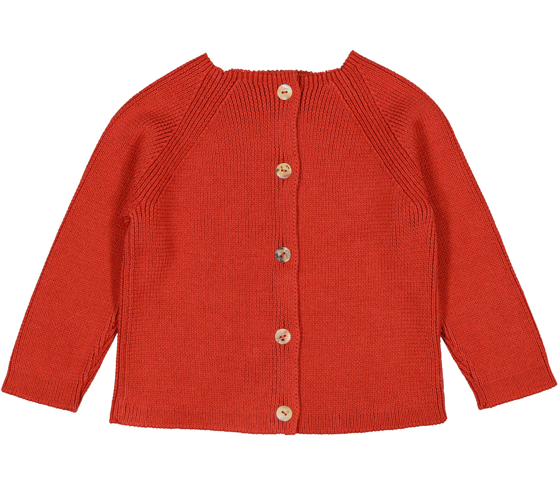 Titaly, Cardigan - Burnt Sienna