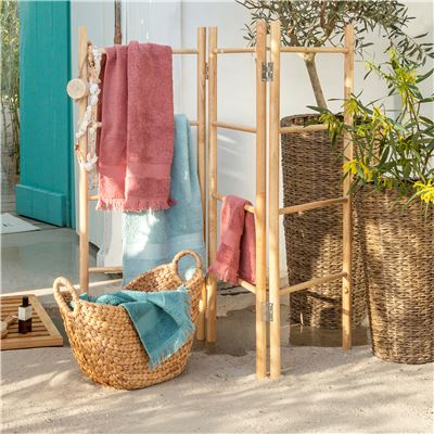 Panier à linge tressé