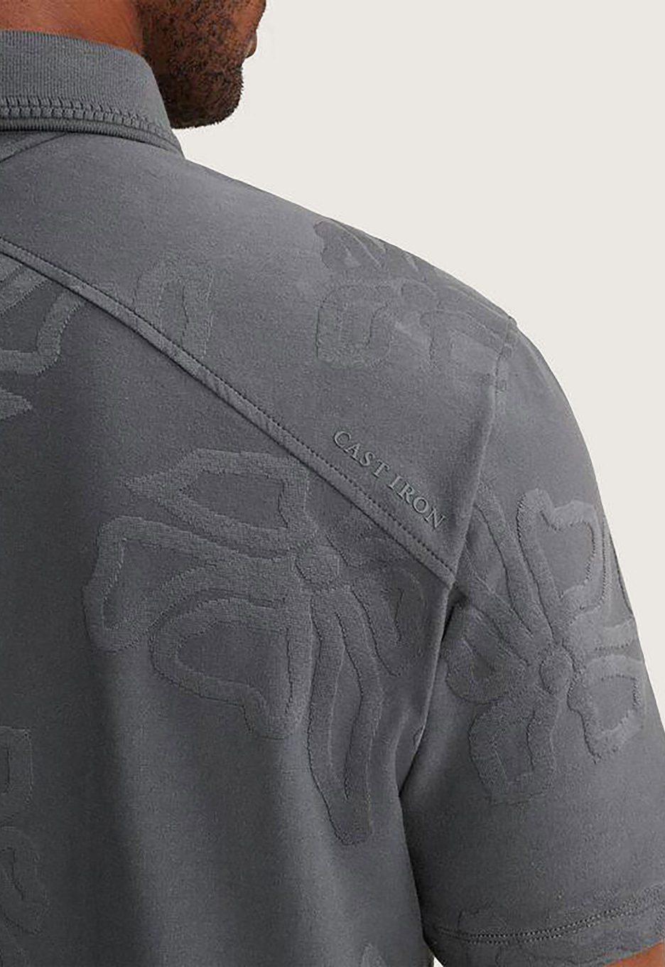 Cast Iron Regular Jacquard Polo