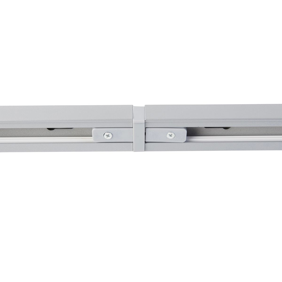 Modern railsysteem met 4 spots zilver 1-fase  - Iconic Yade
