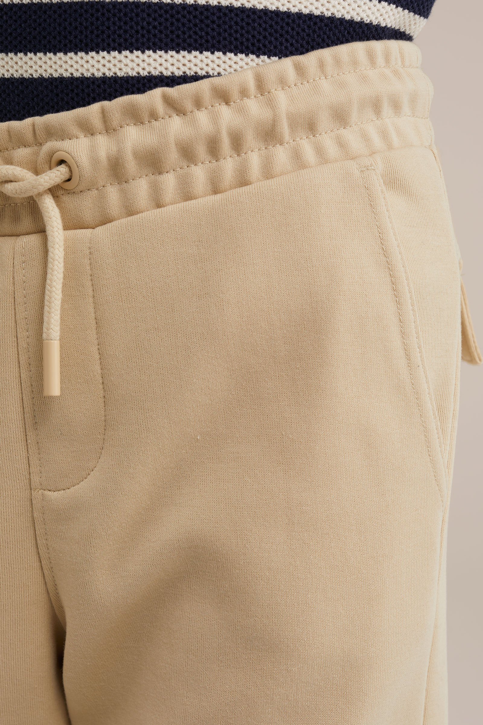 Jongens joggingbroek met cargozakken Blue Ridge Beige