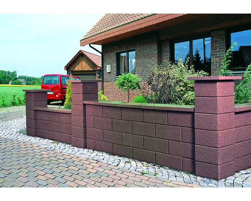Bellamur massieve baksteen, roodbruin, 50 cm x 25 cm x 20 cm