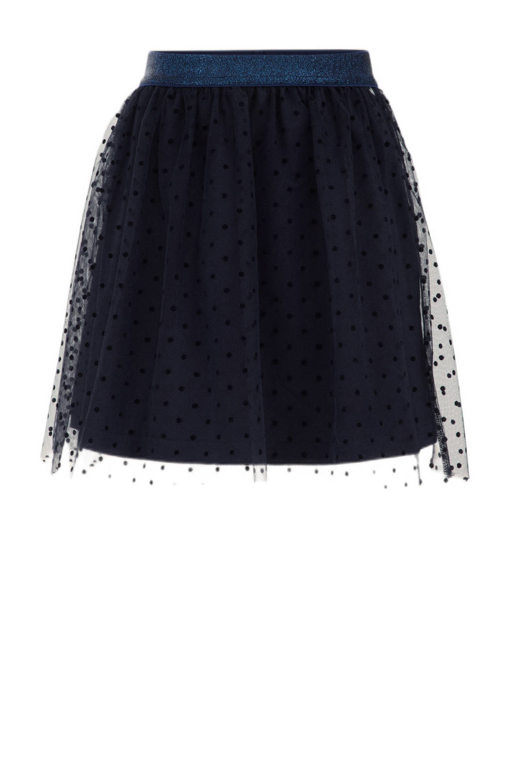 WE Fashion a-lijn rok donkerblauw