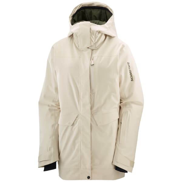 Veste de ski SALOMON STANCE CARGO JACKET W ALMOND MILK