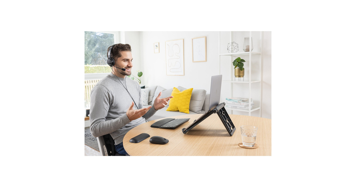 KensingtonSmartFit Easy Riser-laptopstandaard met koelfunctie  (Zwart)