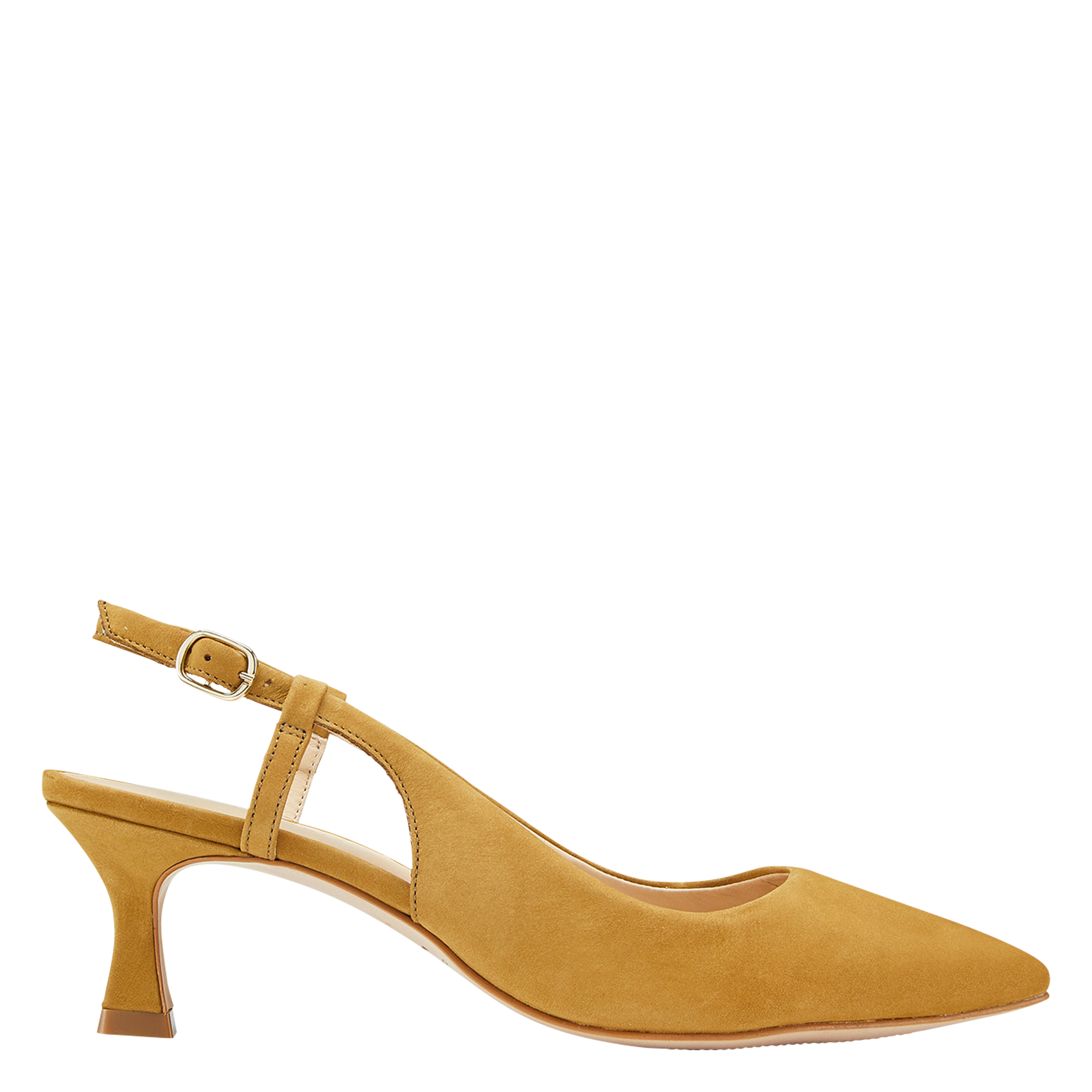 OREA - Sling-back en cuir| Vert