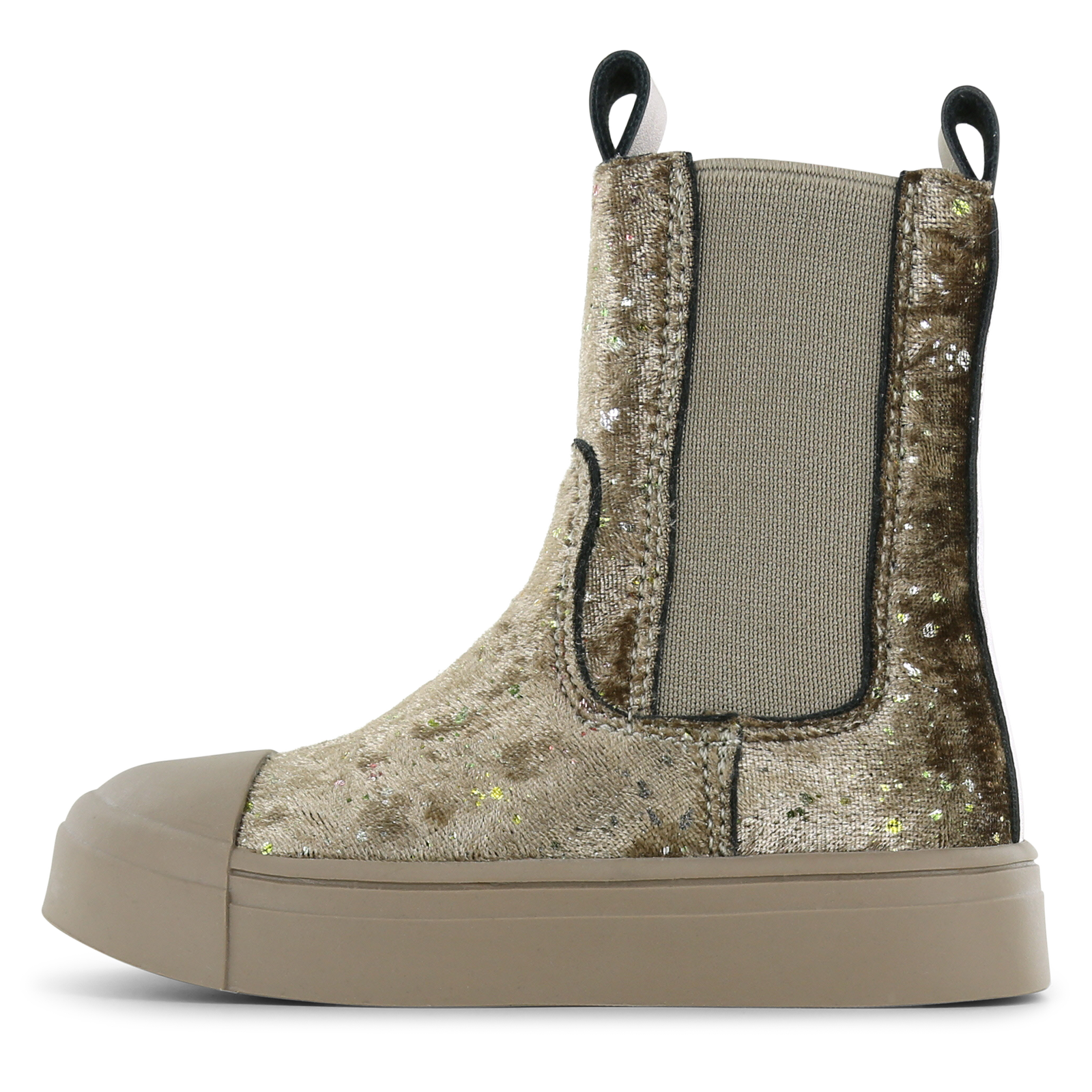 Shoesme gouden chelseaboot met stipjes Microfiber leer, Velvet | Sale