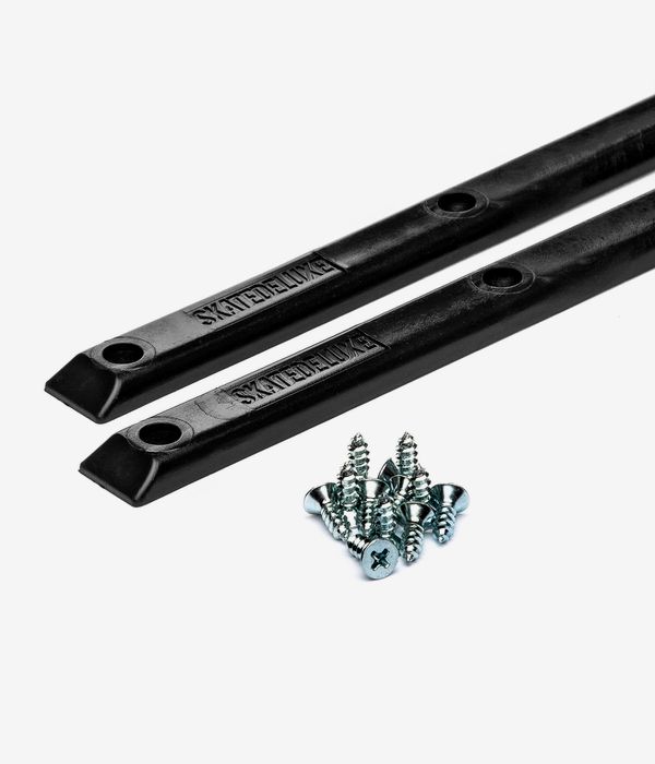 skatedeluxe Icon Deck Rails (black) 2er Pack