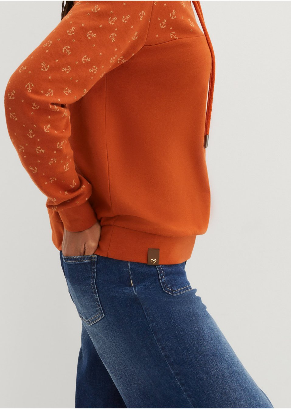 Sweat à capuche avec zip
