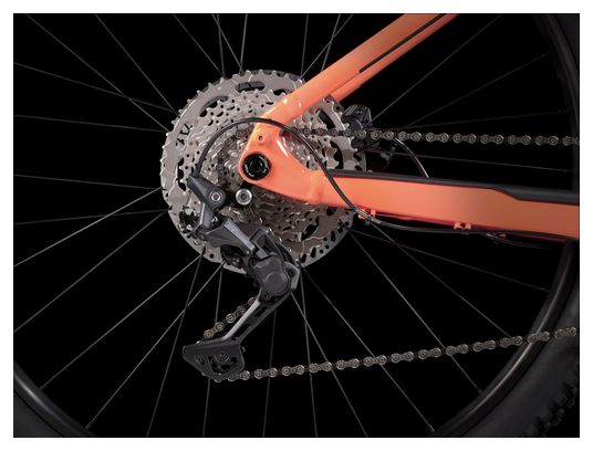 VTT Électrique Semi-Rigide Trek Powerfly 4 Shimano Deore 10V 625Wh 27.5'' Rouge Corail Gén 4