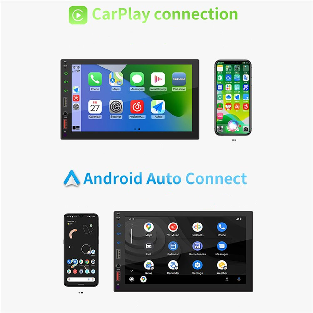 (178x100mm) Digitales Auto Radio FM Bluetooth MP5 Player mit 7
