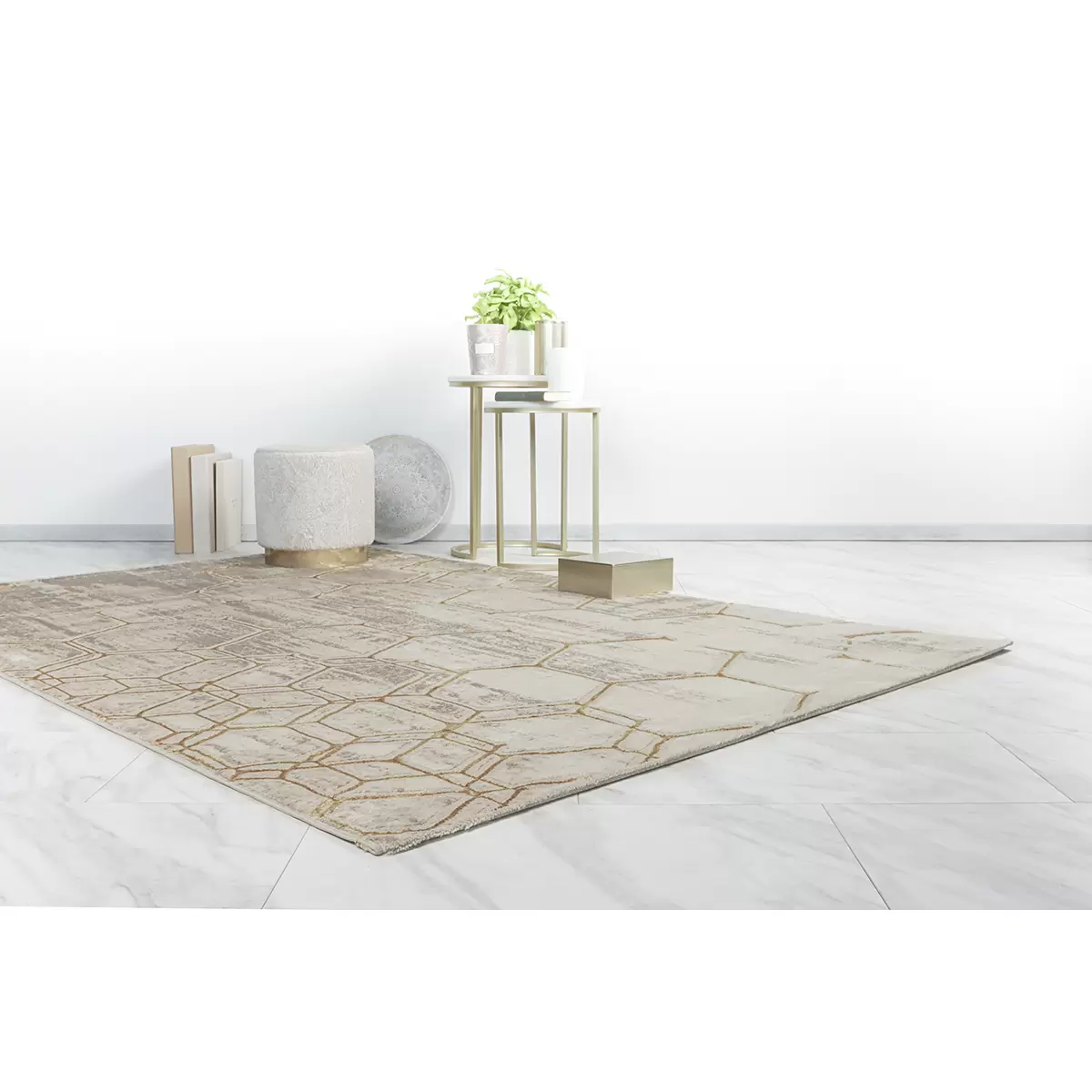 Teppich Marmaris beige,gold