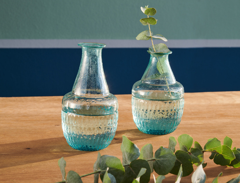 Lot de 2 vases-Tout en légèreté