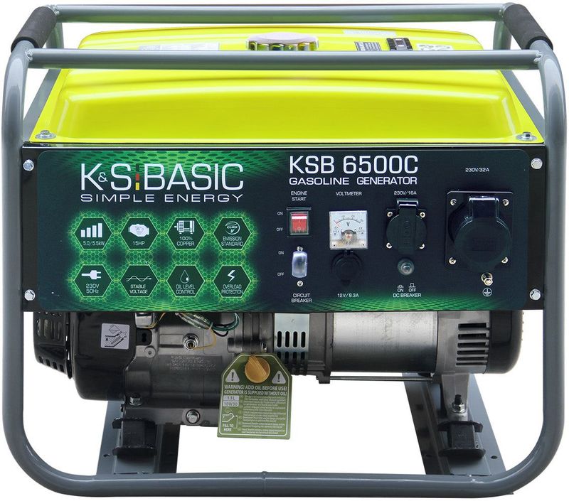 K&S Basic - KSB 6500C - Benzinegenerator