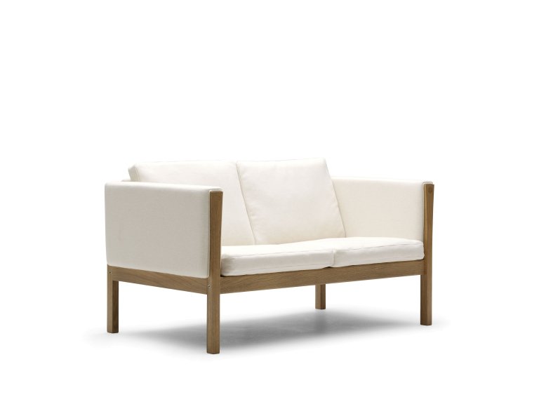 Carl Hansen & Son CH162 bank geolied walnoot Thor 301 leer