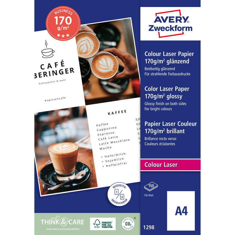 Avery Zweckform Superior Fotopapier, A4, 170 g/m², glanz