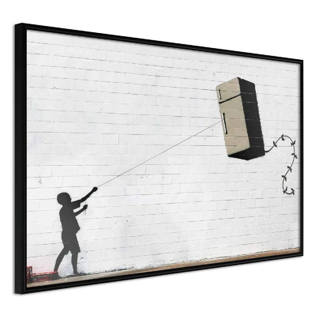 Paris Prix Affiche Banksy Fridge Kite