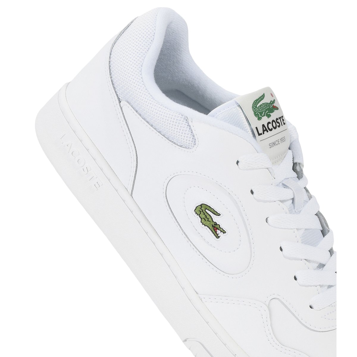 LACOSTE-Lineset-m-Baskets - Talon plat - Blanc