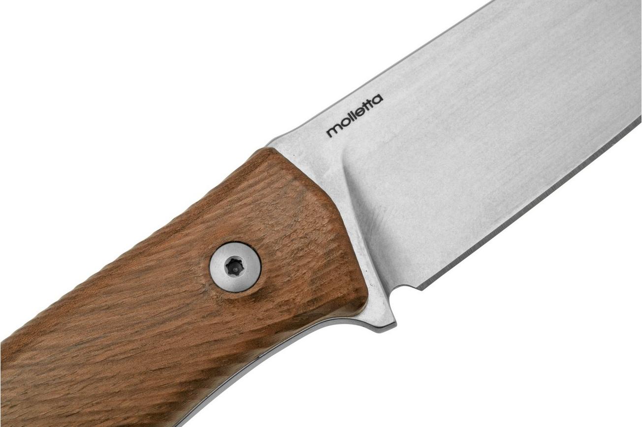 LionSteel M4 Walnut MagnaCut M4-MC-WN, Knivesandtools Exclusive, vaststaand mes