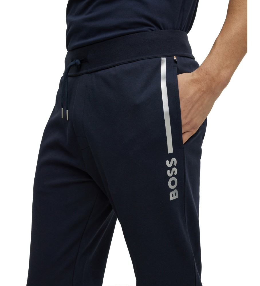 Calças de fato de treino BOSS azul-marinho