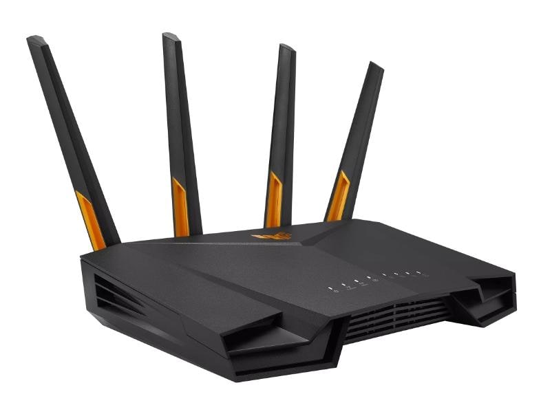 ASUS TUF Gaming AX4200 (TUF-AX4200) TUF Gaming AX4200 Dual Band WiFi 6 Gaming Router mit Mobile Game Mode, Portweiterleitung in 3 Schritten, 2.5Gbps Port, AiMesh für Mesh-WiFi, AiProtection Pro Netzwerksicherheit
