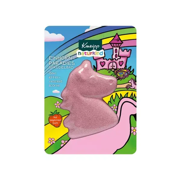 Kneipp Nature Kids Unicórnio Morango Bomba de Banho Efervescente 85g