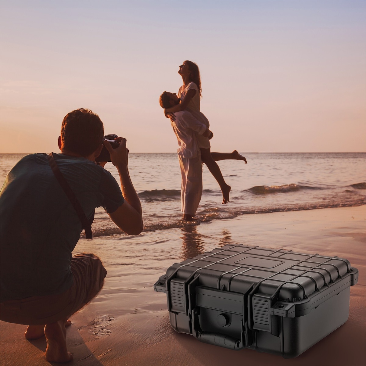 Universal beskyttelsesboks kamera-beskyttelseskoffert - M