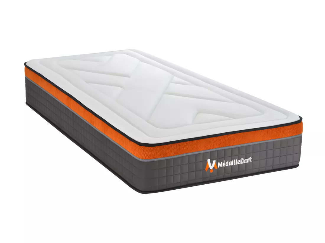 MEDAILLE DORT | Matelas THERMO DYNAMIQUE 90x190 cm | Ressorts ensachés