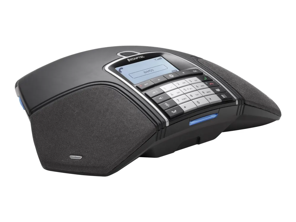 Konftel 300Wx - Trådløs konferencetelefon - DECT\GAP - 3-vejs opkaldskapacitet - sort lakrids - for Konftel C50300Wx Hybrid