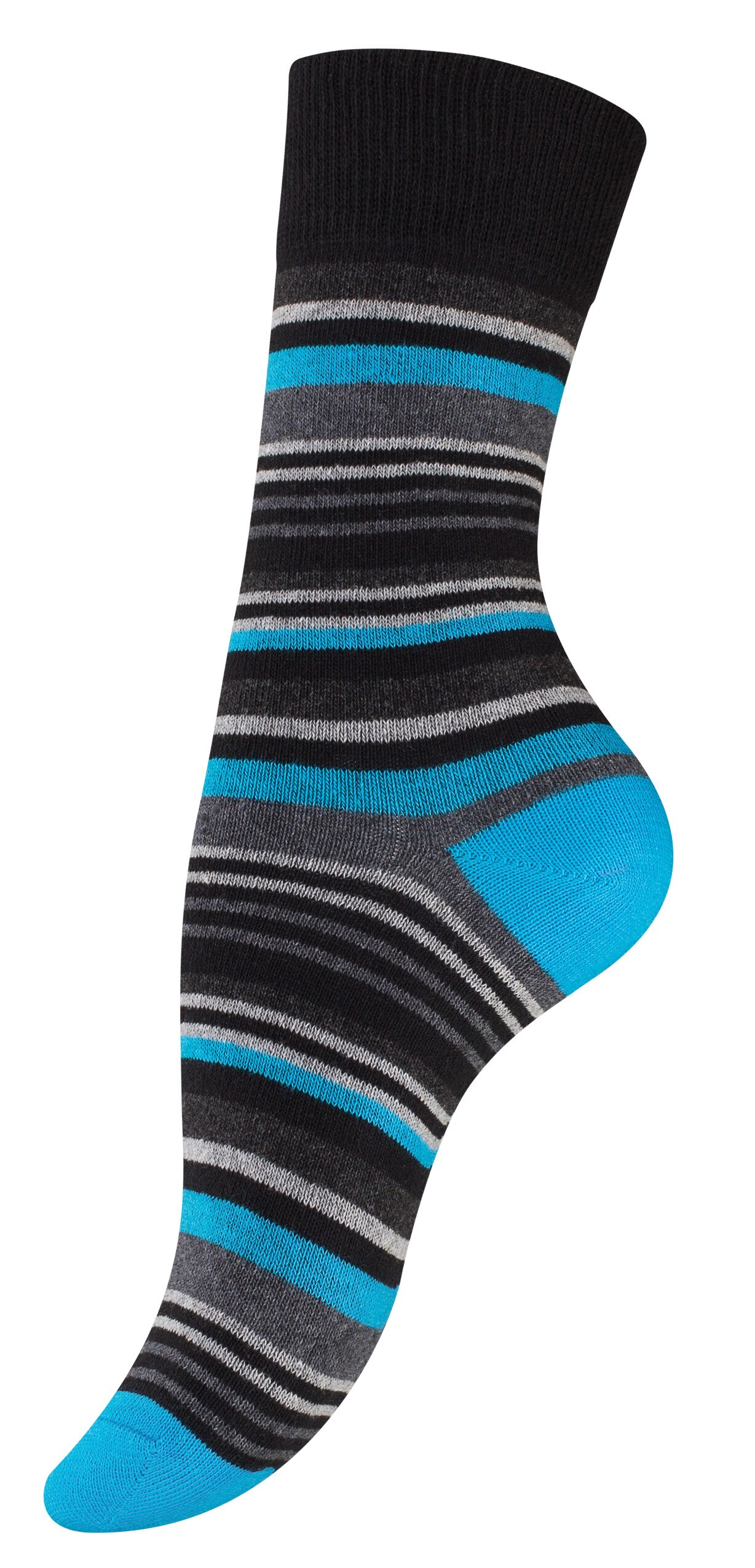 Vincent Creation® Damen Socken 8 Paar mit Streifen