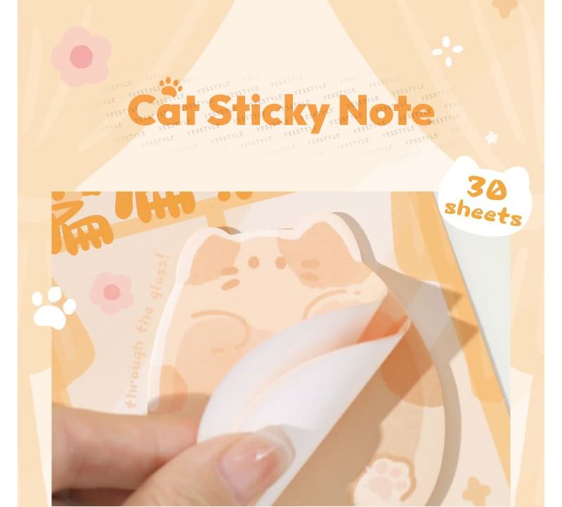 OH.LEELY - Kattenplaknotitie (verschillende ontwerpen)