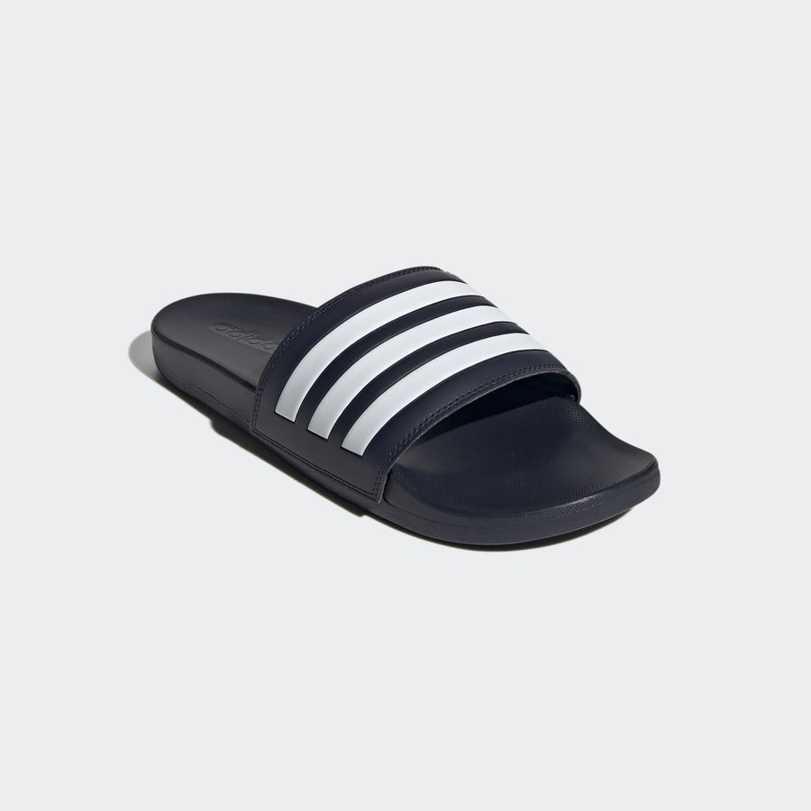 adidas Claquettes adilette Comfort - Bleu Marine/Blanc
