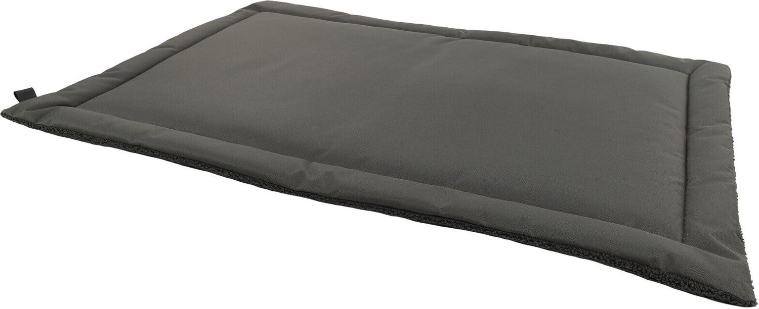 Overseas Petlife benchkussen Teddy antraciet 90 x 60 x 2 cm
