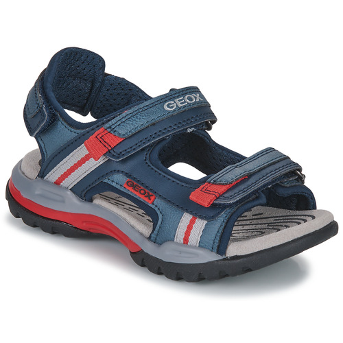 Geox - J BOREALIS BOY - Marine / Rouge