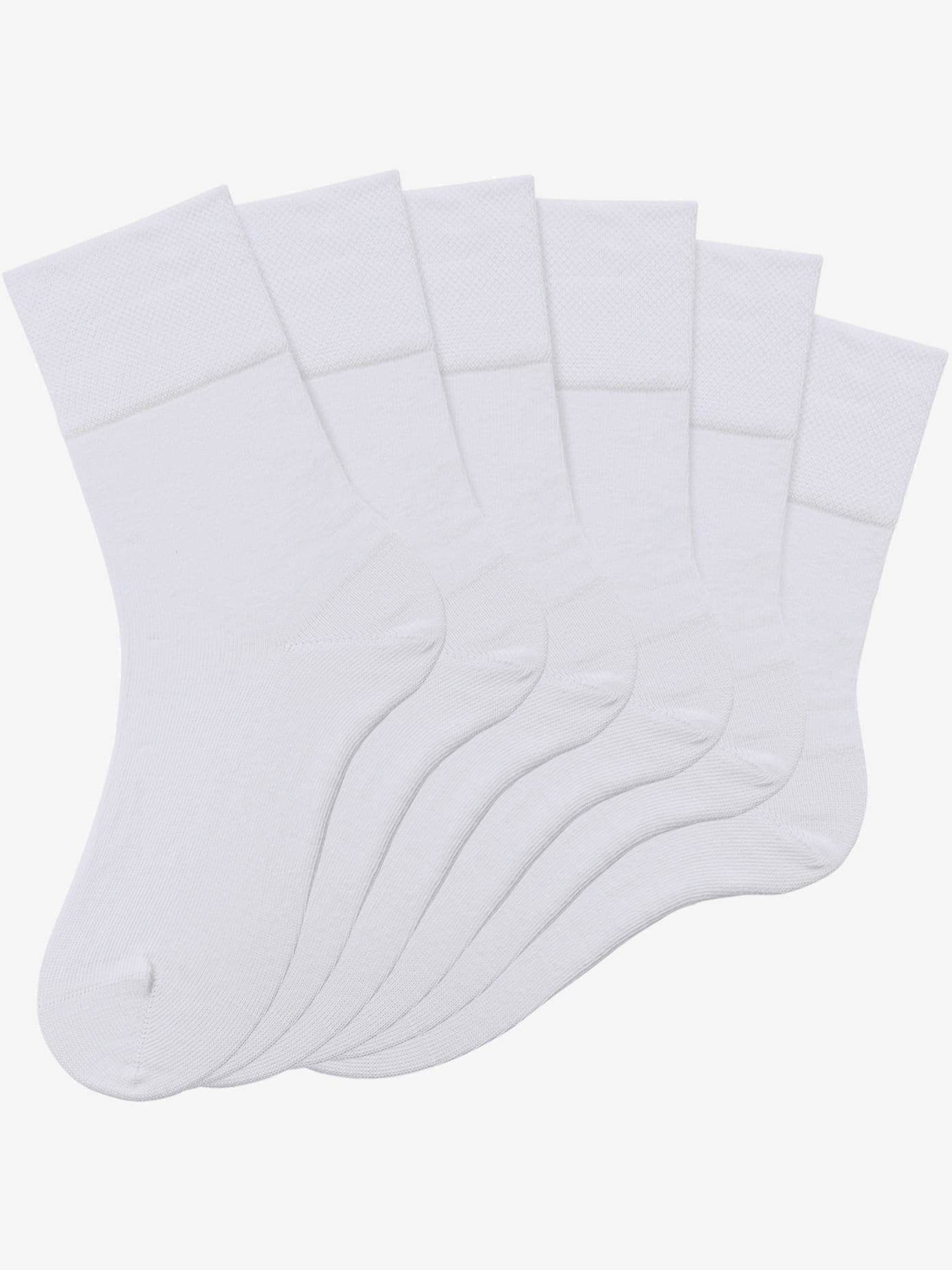 Chaussettes 6 paires de socquettes, idéales pour les diabétiques