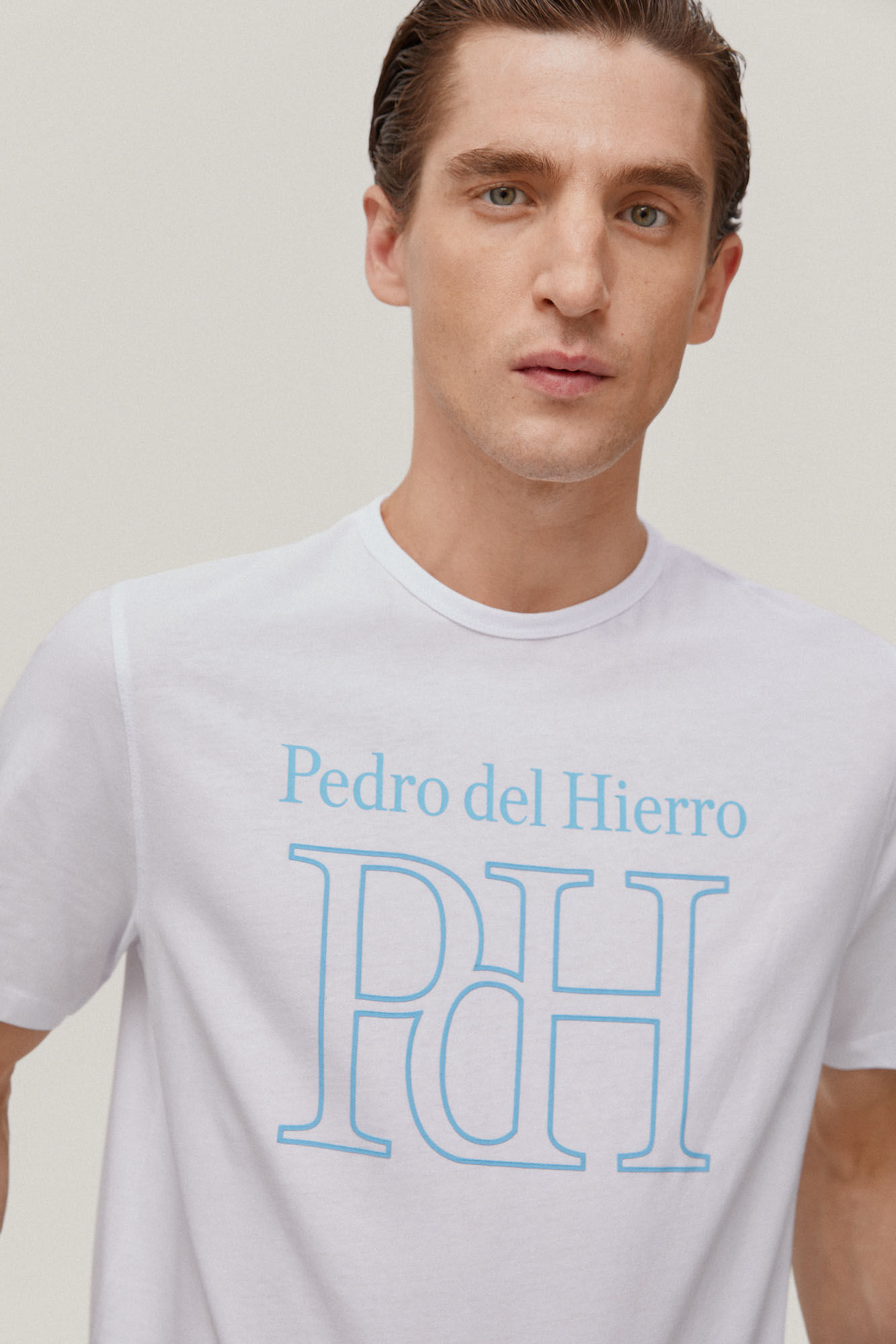 Camiseta com logo grande - Branca