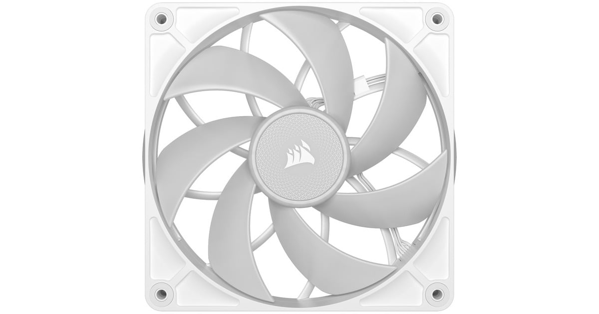 CorsairiCUE LINK RX140 MAX RGB 140mm PWM Thick Fans Starter Kit case fans  (Wit, 2 stuks, 140 x 140 x 30 mm)