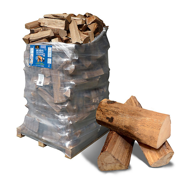 Bois de chauffage bûche de 40 cm 2m3 / 2 m3 Woodstock - Prêt à l'emploi