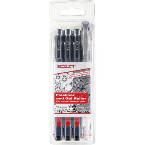 edding® Zendoodle-Zeichen 4er-Set