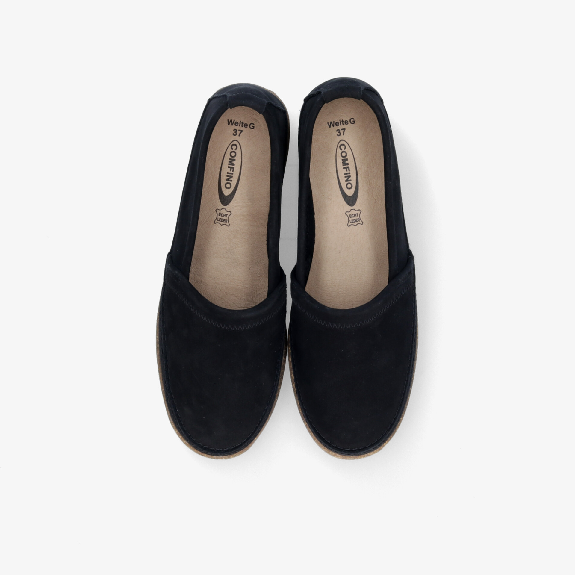 COMFINO Damen Halbschuhe schwarz