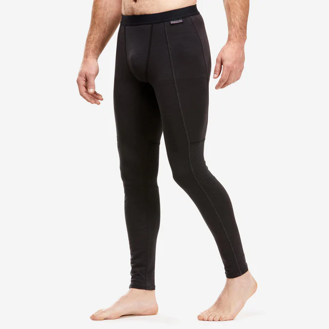 Decathlon Forclaz - Calça Legging Forclaz Masculina de Lã Merino para Mochilão em Montanha - MT500
