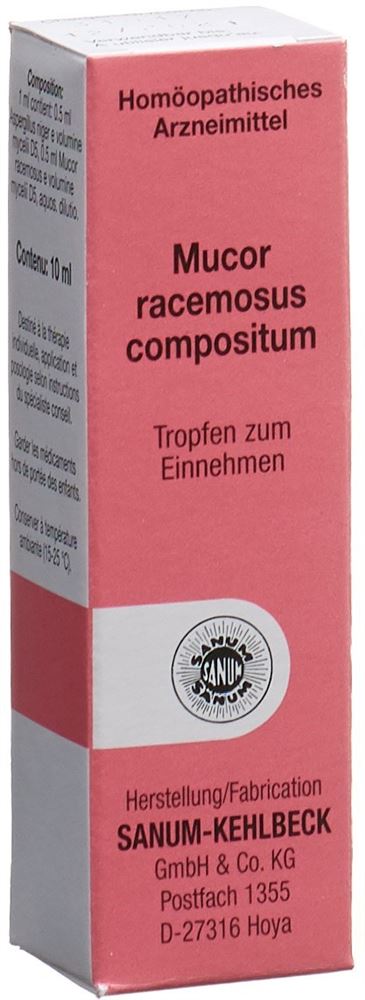 SANUM Mucor racemosus compositum Tropfen 5 D 10 ml