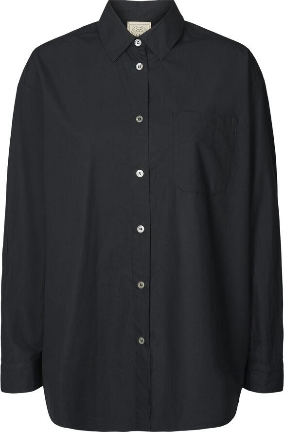 Gai&Lisva Astrid L/S Shirt Poplin Gots 243975 Black